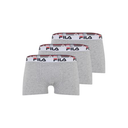 Fila FILA Boxershorts lichtgrijs / grijs gemêleerd / bloedrood / zwart