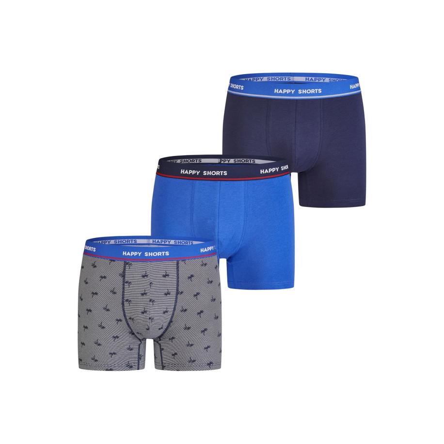 Happy Shorts Happy Shorts Boxershorts Jersey donkerblauw -