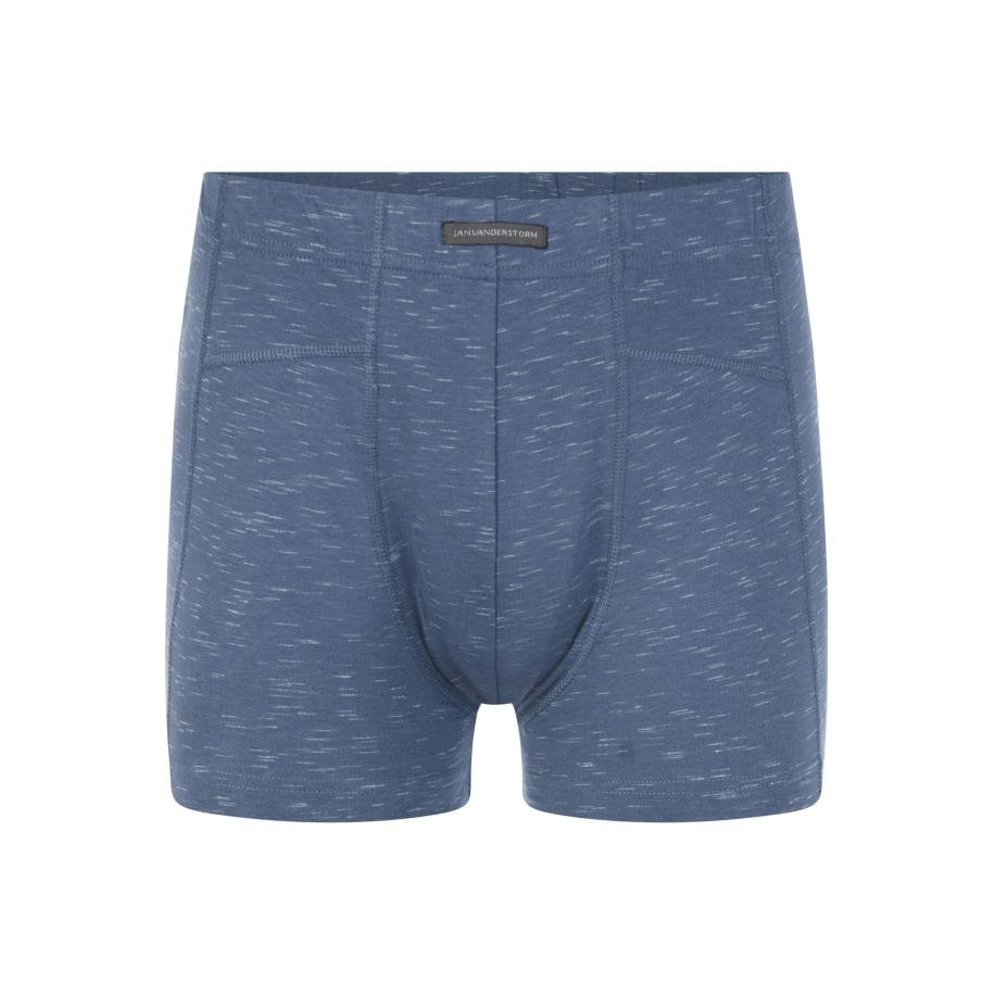 Jan Vanderstorm Boxershorts blauw, Melange Blauw