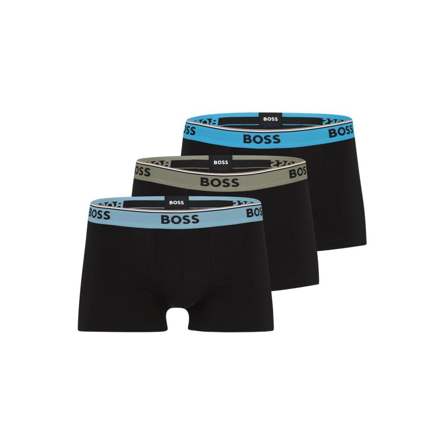 Hugo Boss BOSS Boxershorts Power lichtbruin / olijfgroen / zwart / offwhite -