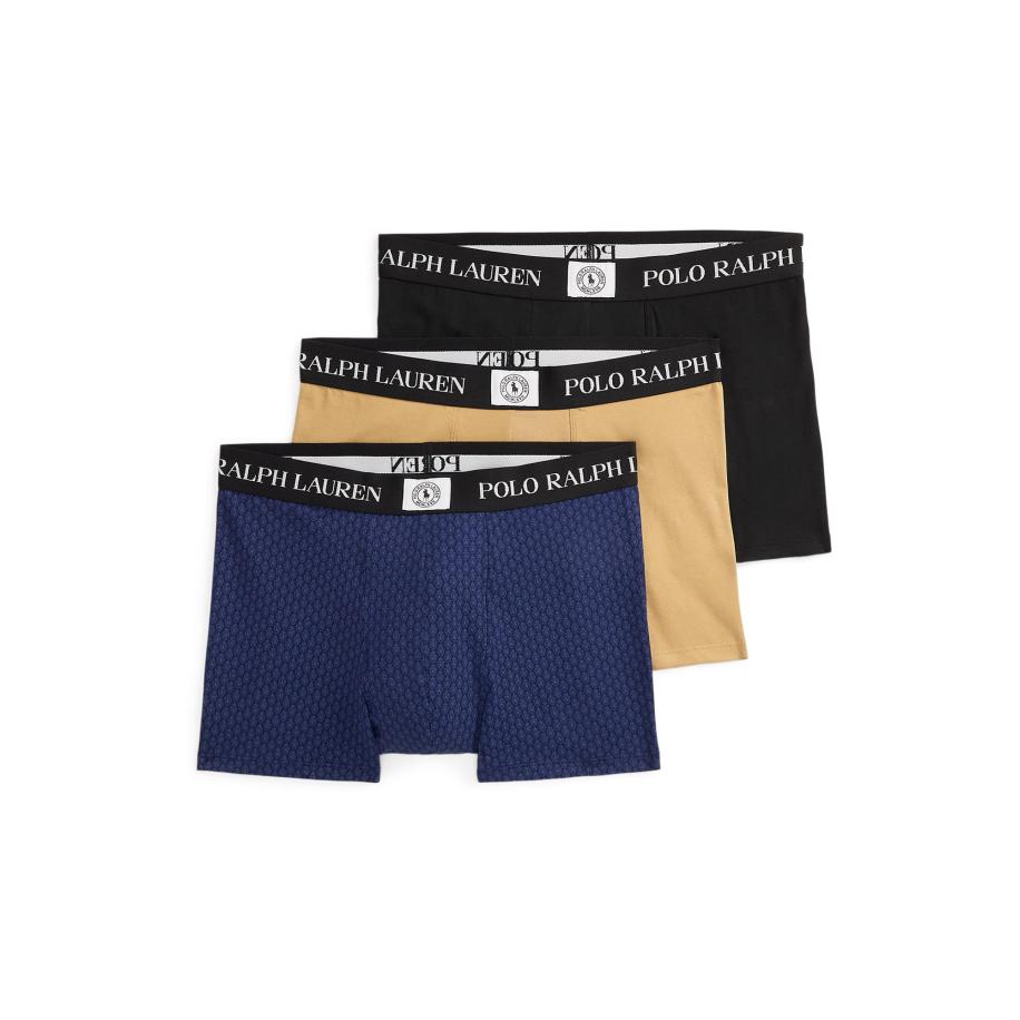 Polo Ralph Lauren Polo Ralph Lauren Boxershorts donkerbeige / marine / zwart / wit -