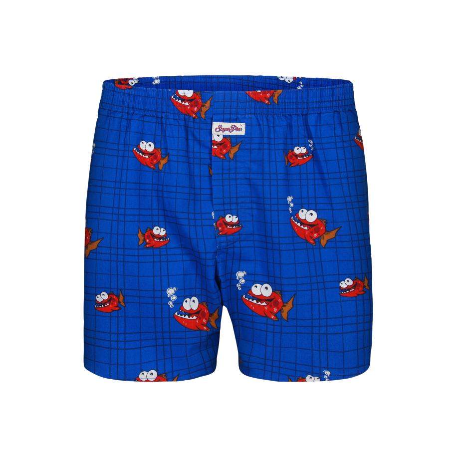 Sugar Pine Sugar Pine Boxershorts Piranha blauw -