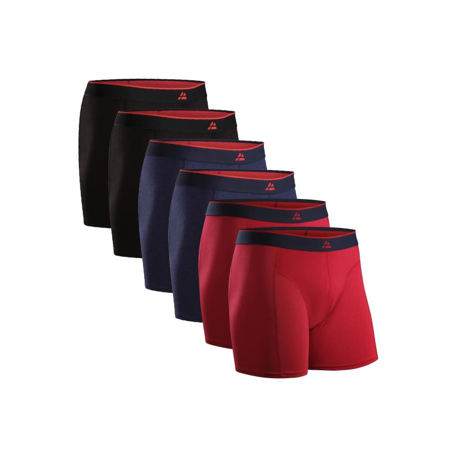 DANISH ENDURANCE DANISH ENDURANCE Boxershorts Bamboo blauw / rood / zwart -