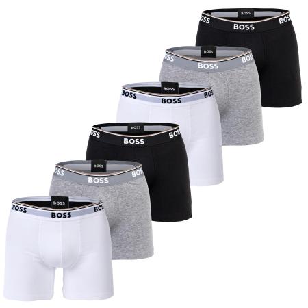 Hugo Boss BOSS Boxershorts grijs / zwart / wit