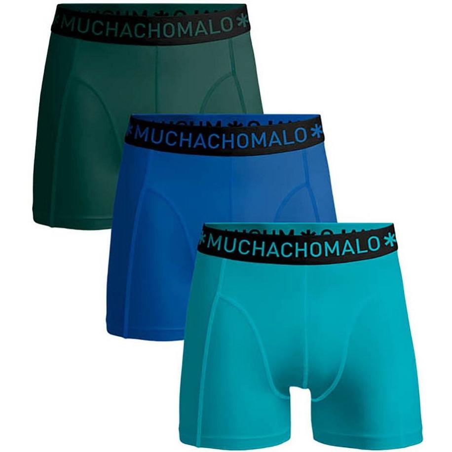 Muchachomalo Boxershorts 3-Pack 384 Blauw