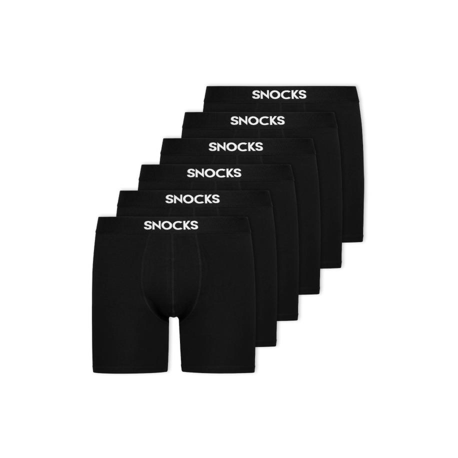 SNOCKS SNOCKS Lange onderbroek SNOCKS zwart / wit -