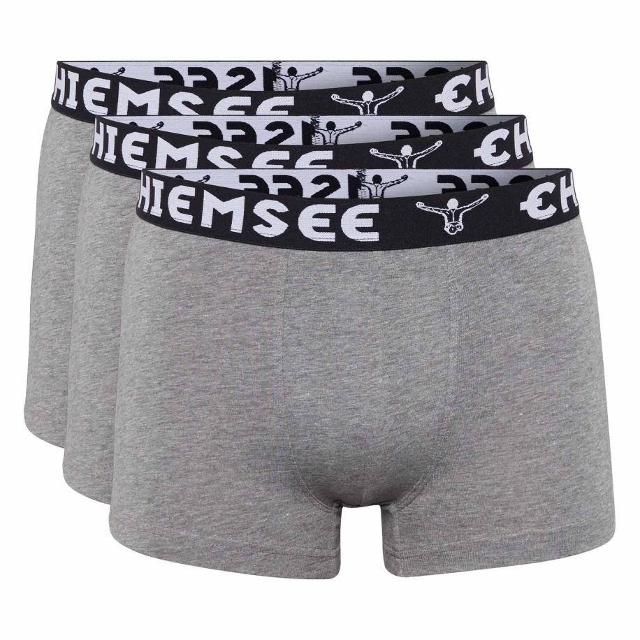 Chiemsee CHIEMSEE Boxershorts grijs gemêleerd / zwart / wit -