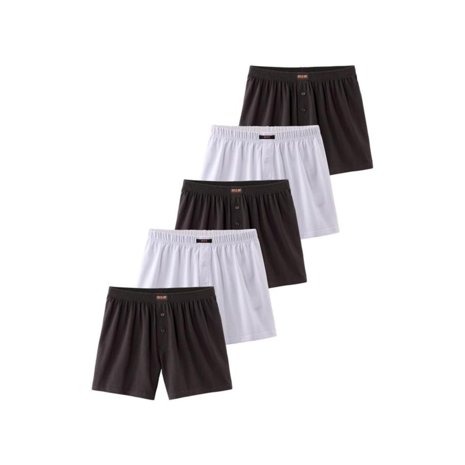 H.I.S H.I.S Boxershorts zwart / wit -