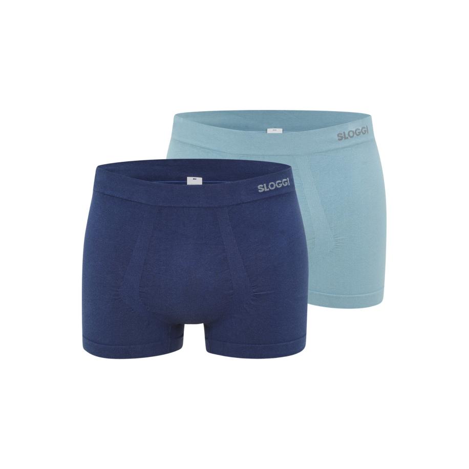 Sloggi SLOGGI Boxershorts GO lichtblauw / donkerblauw -