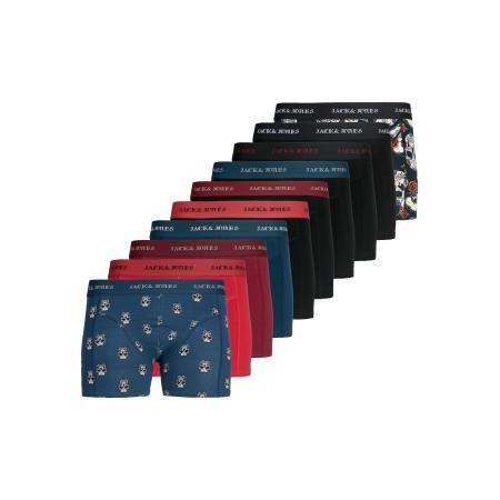 Jack & Jones JACK & JONES Boxershorts JACMurphy Skull donkerblauw / rood / donkerrood / zwart