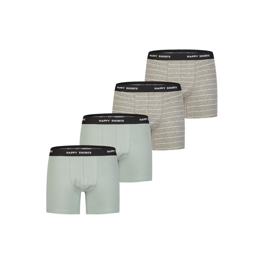 Happy Shorts Happy Shorts Boxershorts Classic grijs gemêleerd -