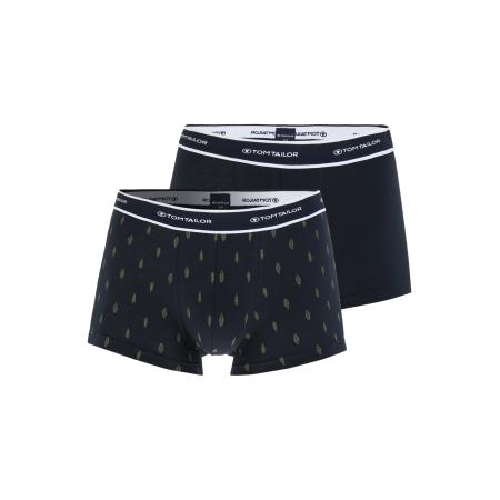 Tom Tailor TOM TAILOR Boxershorts donkerblauw / grasgroen / wit