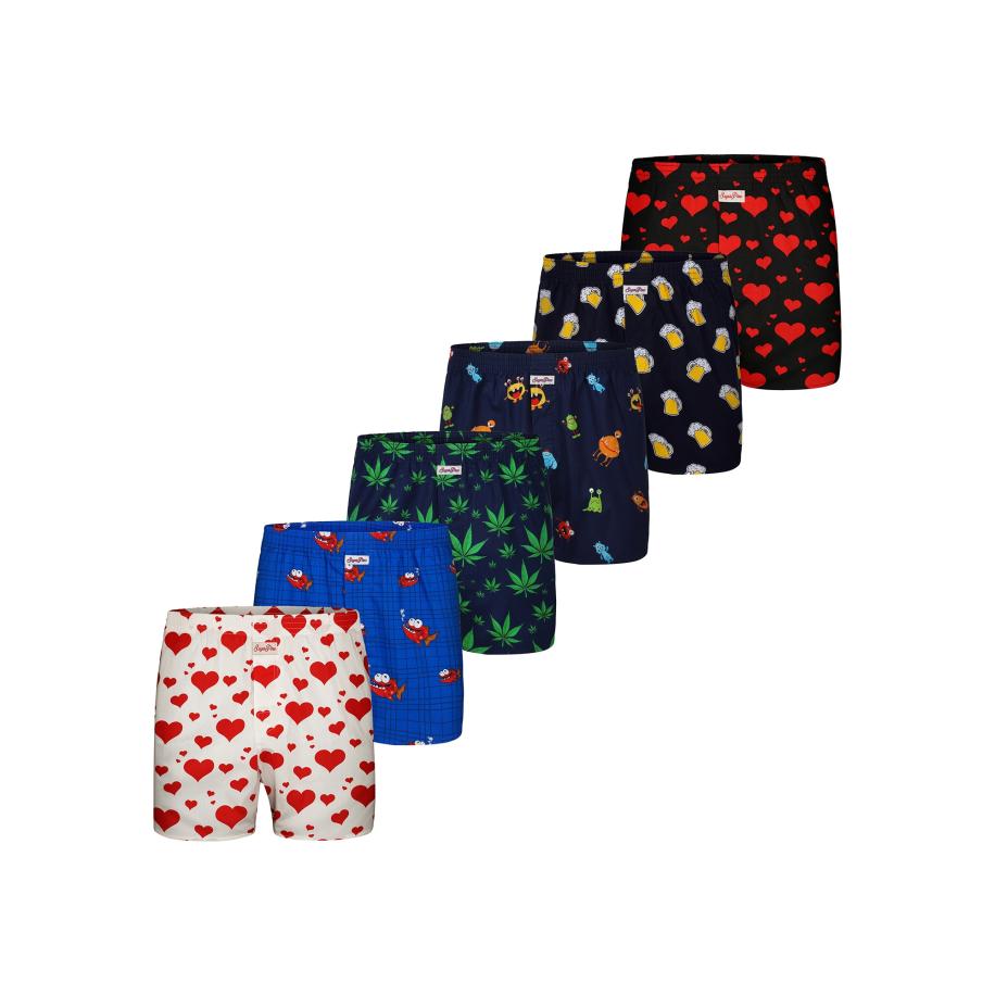 Sugar Pine Sugar Pine Boxershorts Motiv Print Mix gemengde kleuren -