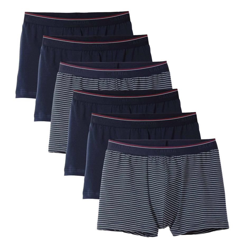 Calida CALIDA Boxershorts marine / karmijnrood / wit -