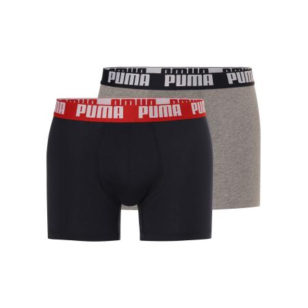 Puma PUMA Boxershorts grijs / bloedrood / zwart / wit