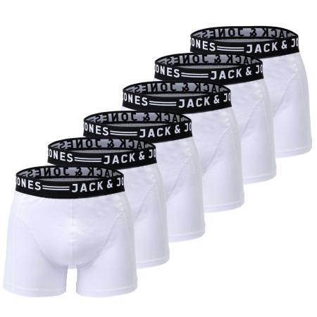 JACK & JONES Boxershorts zwart / wit