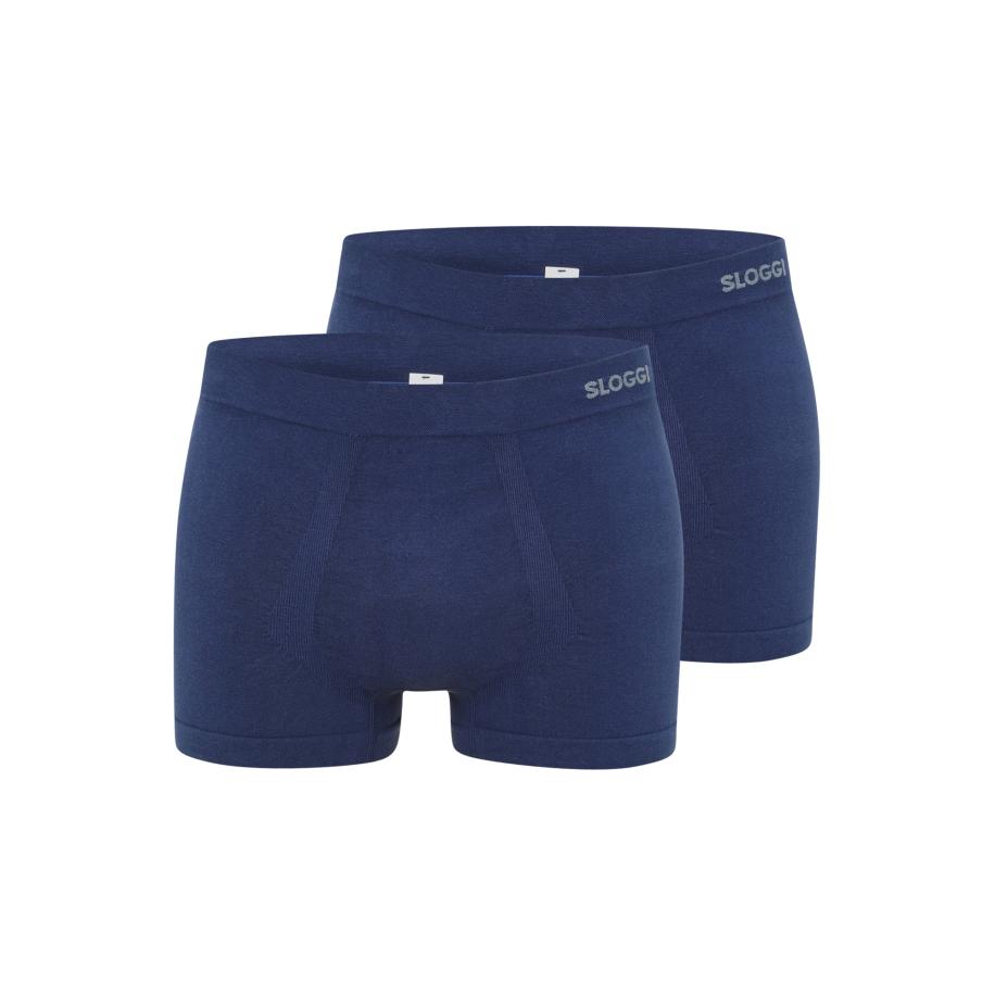 Sloggi SLOGGI Boxershorts donkerblauw / lichtgrijs -