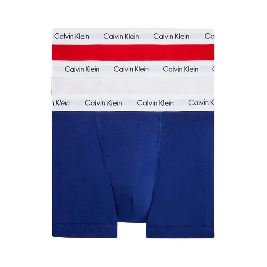 Calvin Klein 3 Pack Trunk Boxer Set Wit