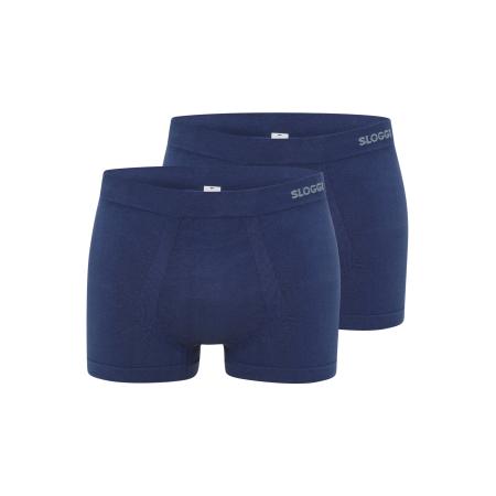 Sloggi SLOGGI Boxershorts donkerblauw / lichtgrijs