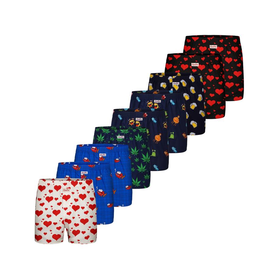 Sugar Pine Sugar Pine Boxershorts Motiv Print Mix gemengde kleuren -