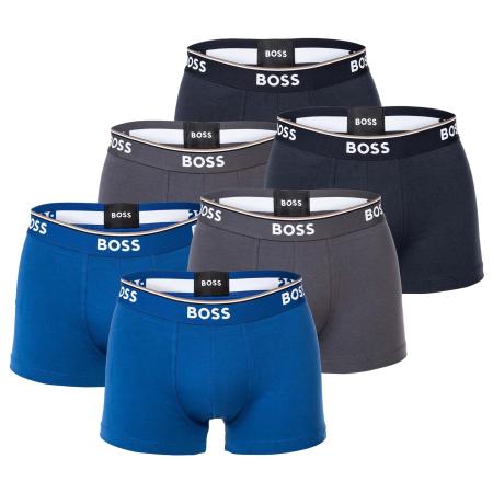 Hugo Boss BOSS Boxershorts blauw / grijs / wit