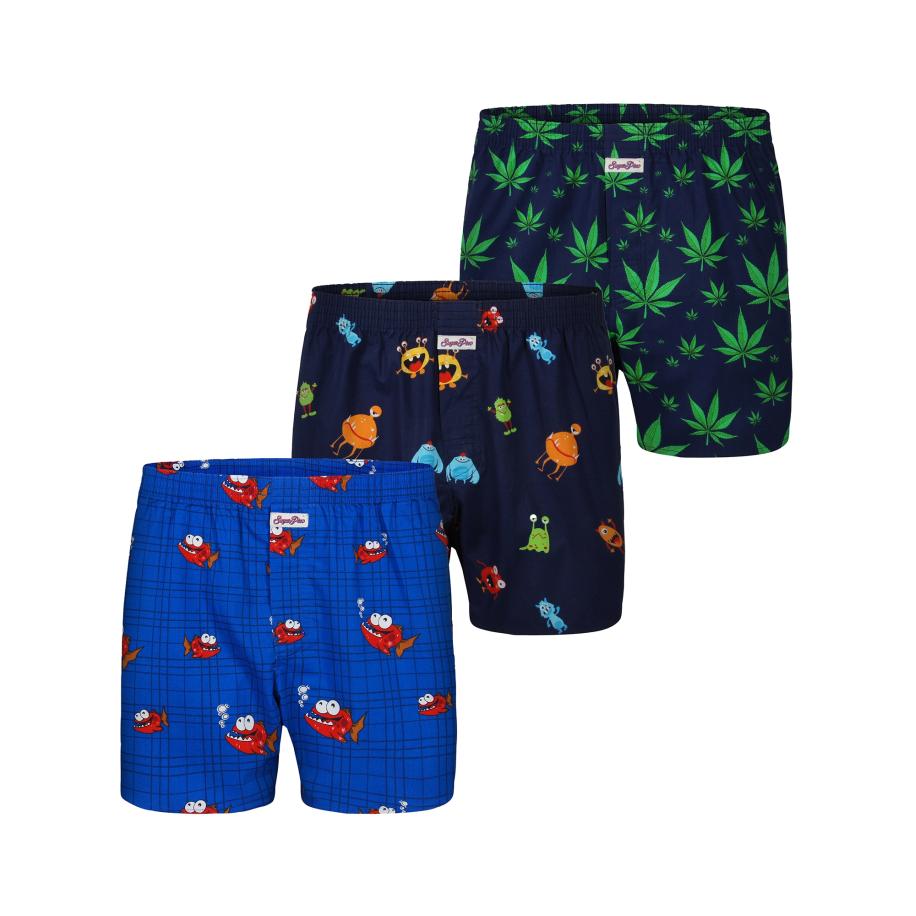 Sugar Pine Sugar Pine Boxershorts Motiv Print Mix gemengde kleuren -