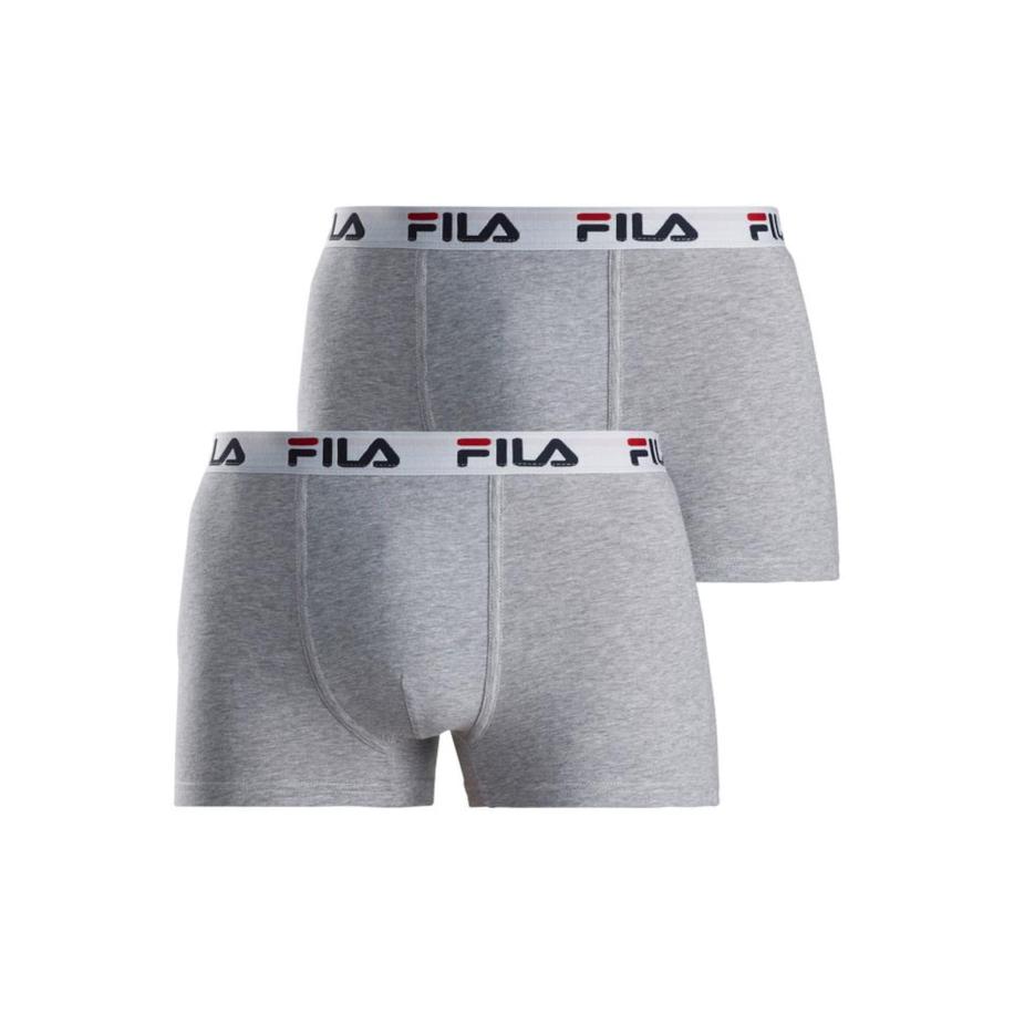 Fila FILA Boxershorts grijs gemêleerd / rood / zwart / wit -
