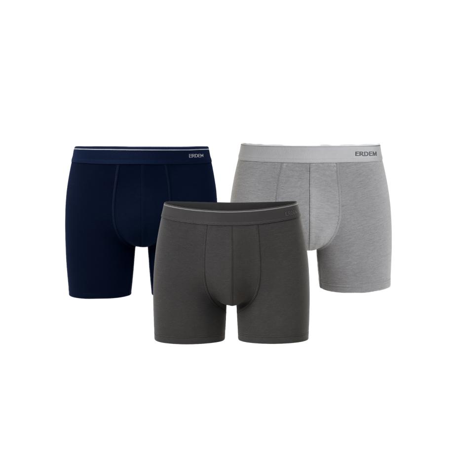 Erdem Erdem Boxershorts marine / grijs / riet -