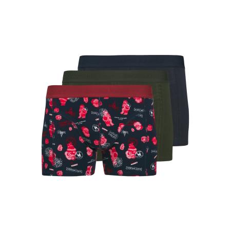 Jack & Jones JACK & JONES Boxershorts JACHOLIDAY nachtblauw / olijfgroen / rood / wit