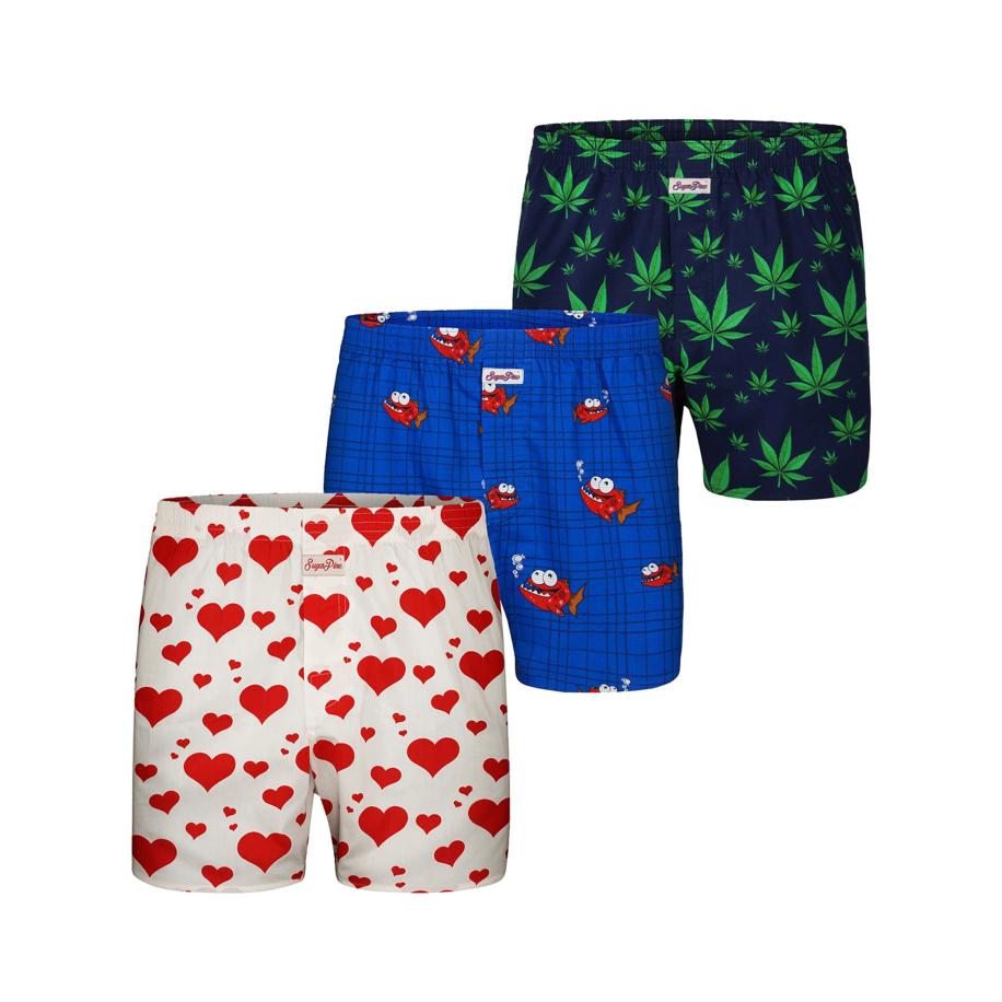 Sugar Pine Sugar Pine Boxershorts Motiv Print Mix gemengde kleuren -