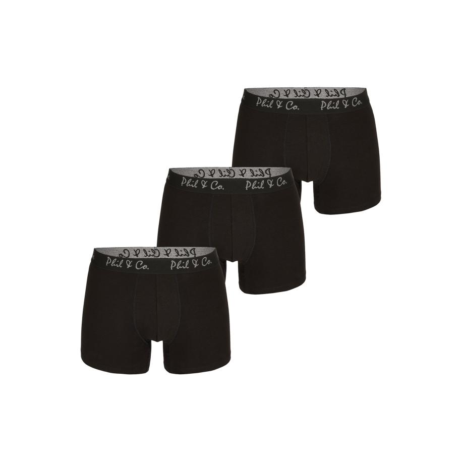 Phil & Co. Berlin Phil & Co. Berlin Boxershorts grijs / zwart -