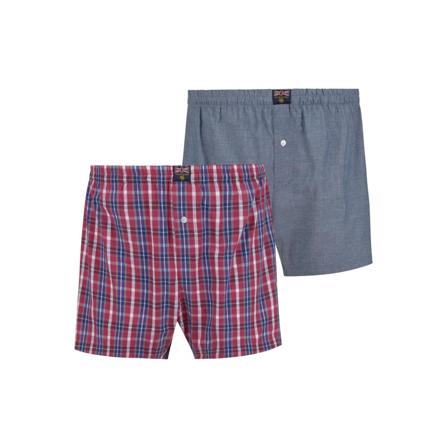 Charles Colby Boxershorts rood, Motief Rood
