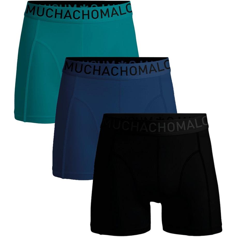 Muchachomalo Boxershorts Microfiber 3-Pack 67 Blauw