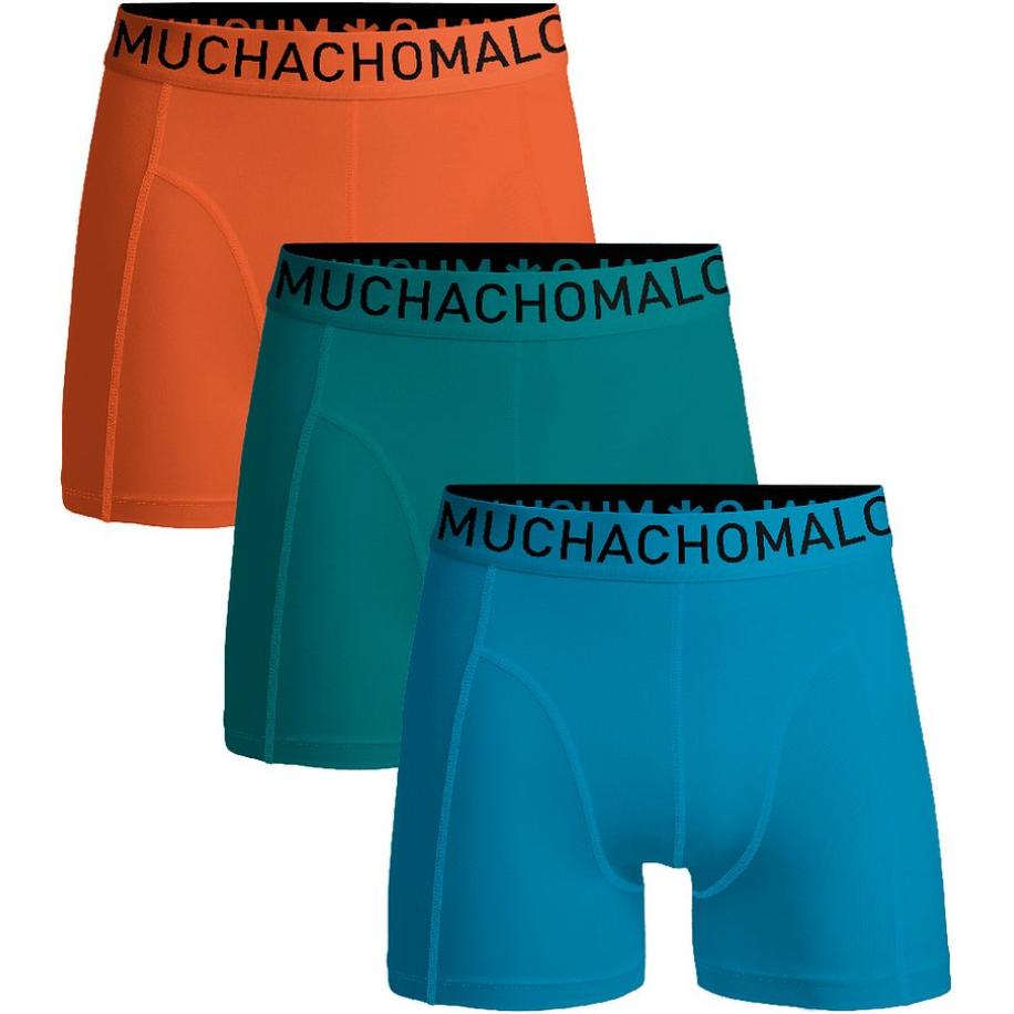 Muchachomalo Boxershorts Microfiber 3-Pack 73 Blauw