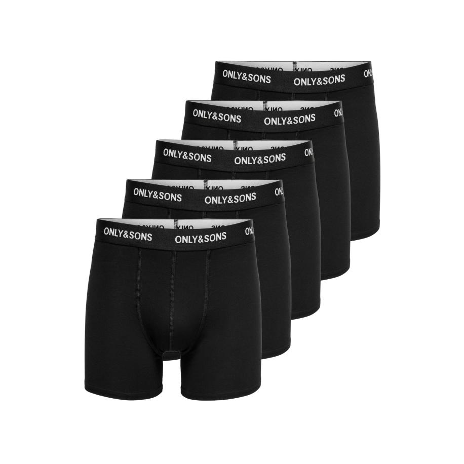 Only & Sons Only & Sons Boxershorts FITZ zwart / wit -