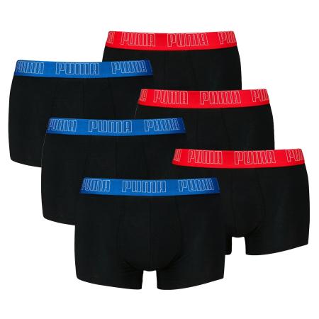 Puma PUMA Boxershorts blauw / rood / zwart / wit