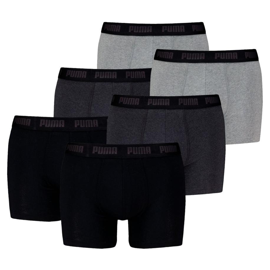 Puma PUMA Boxershorts donkergrijs / grijs gemêleerd / zwart -