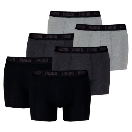 Puma PUMA Boxershorts donkergrijs / grijs gemêleerd / zwart