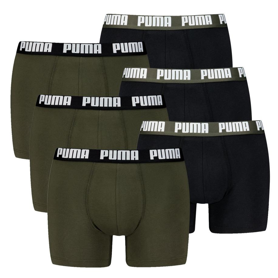 Puma PUMA Boxershorts groen / zwart / wit -
