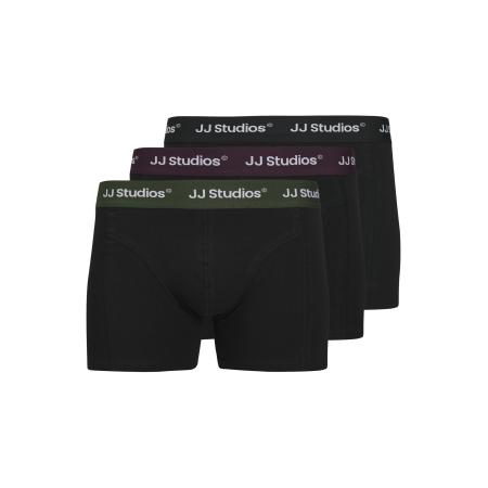 Jack & Jones JACK & JONES Boxershorts JACSOHO donkergroen / aubergine / zwart / wit