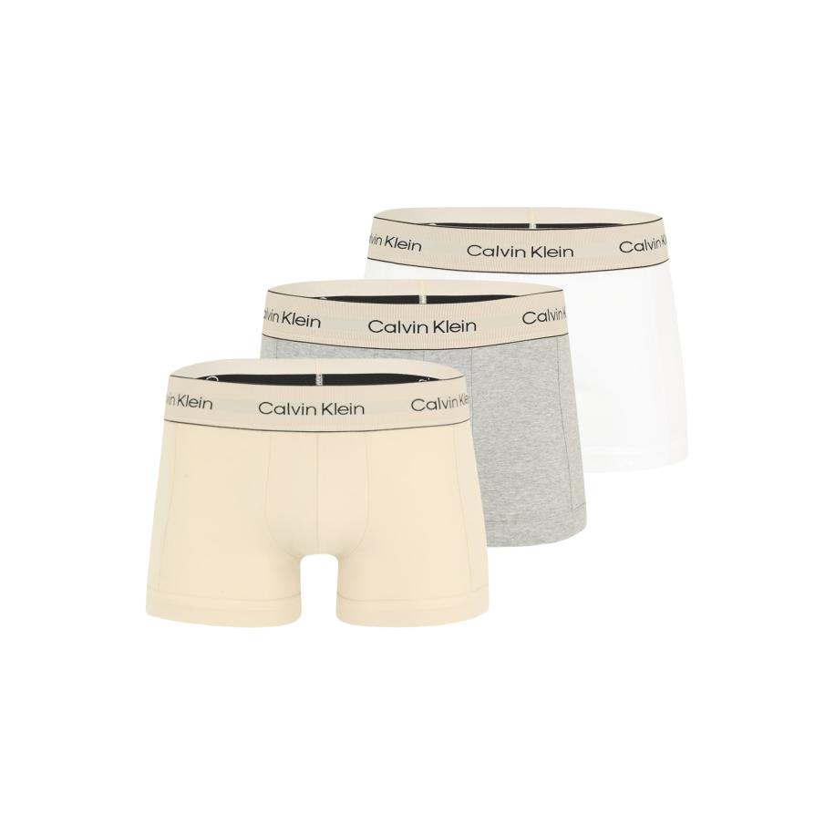 Calvin Klein Calvin Klein Underwear Boxershorts beige / grijs gemêleerd / zwart / wit -