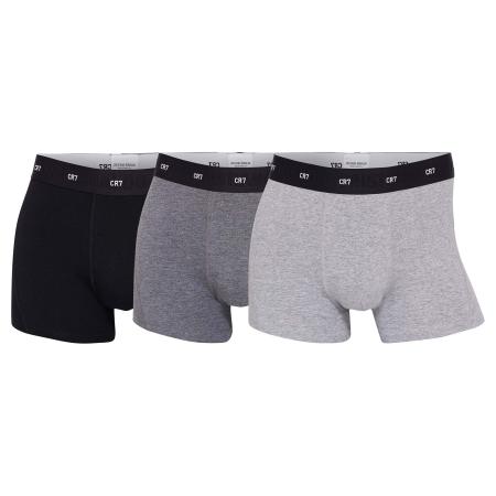 CR7 CR7 - Cristiano Ronaldo Boxershorts grijs / lichtgrijs / zwart / wit