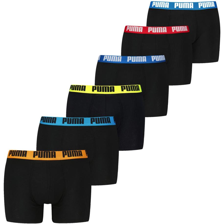 Puma PUMA Boxershorts Everyday hemelsblauw / geel / oranje / zwart -
