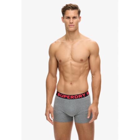 Superdry Superdry Boxershorts blauw / grijs gemêleerd / limoen / rood