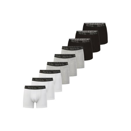 Phil & Co. Berlin Phil & Co. Berlin Boxershorts grijs gemêleerd / zwart / wit