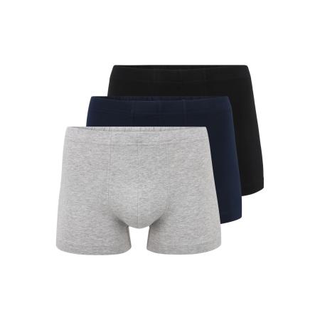 Schiesser SCHIESSER Boxershorts navy / grijs gemêleerd / zwart