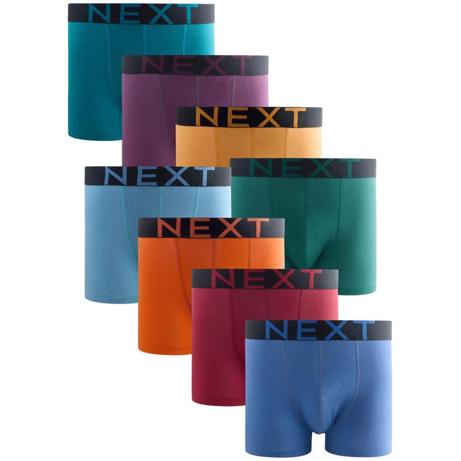 Next Next Boxershorts blauw / lichtblauw / petrol / smaragd / lila / oranje / donkeroranje / donkerroze -
