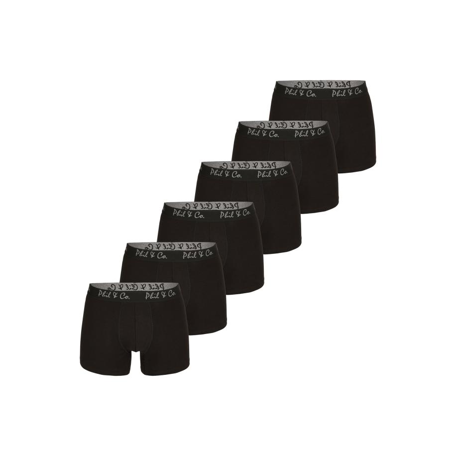 Phil & Co. Berlin Phil & Co. Berlin Boxershorts grijs / zwart -