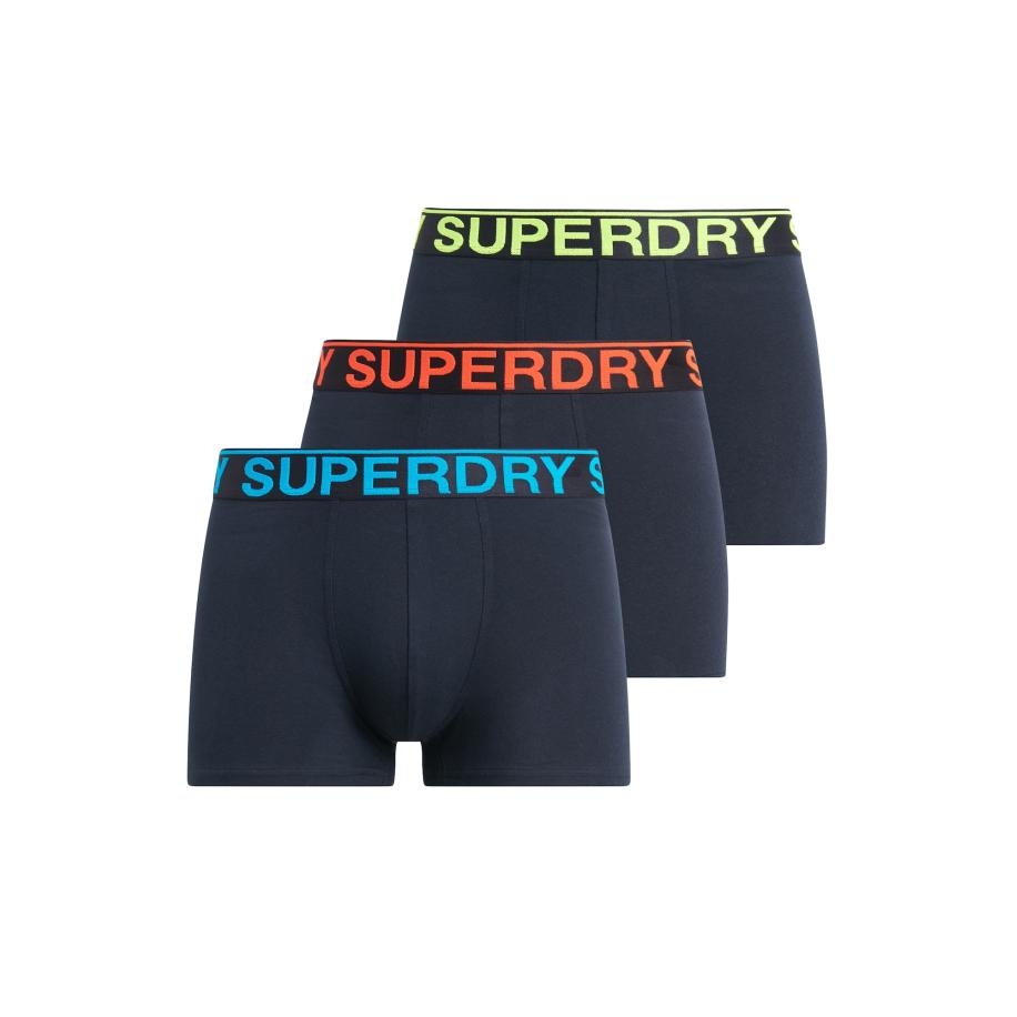 Superdry Superdry Boxershorts nachtblauw / aqua / lichtgroen / oranjerood -