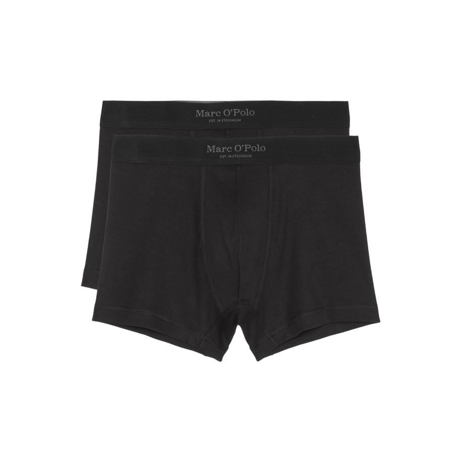 Marc O'Polo Marc OPolo Boxershorts Iconic Rib zwart -